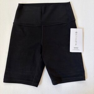 Athleta Women's Transcend Black Bike Shorts